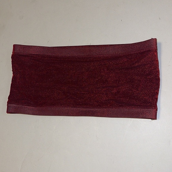 Vie Sparkly Red Bandeau Bra - Women’s Size Small - Picture 3 of 7